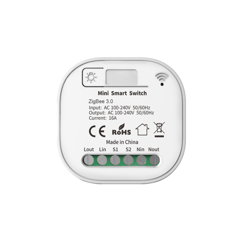 Smart Home Automation Interruptor de luz remoto 16A Modulo de interruptor Tuya Smart Timer Light Switch de parede suporte de controle de voz
