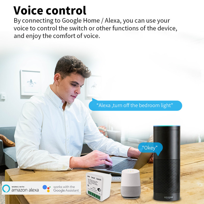 Tuya Wifi Aplicação Timing Home Smart Switch Socket Wifi Smart Switch Interruptor Inteligente Suporte de controle de voz