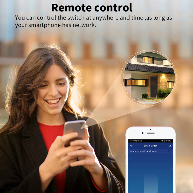 Da vida esperta de Smart do módulo do disjuntor do interruptor de Tuya 16A 10A Wifi temporizador de controle remoto do relé da voz do interruptor do APP