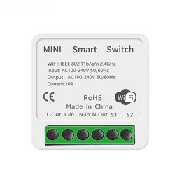 Da vida esperta de Smart do módulo do disjuntor do interruptor de Tuya 16A 10A Wifi temporizador de controle remoto do relé da voz do interruptor do APP