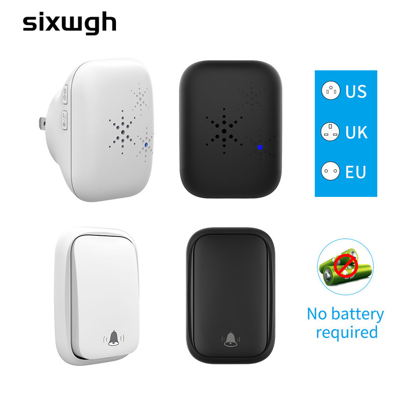UE sem fio Reino Unido de Ring Doorbell E.U. da chamada exterior nenhum auto prendendo - pôs a campainha impermeável 300M