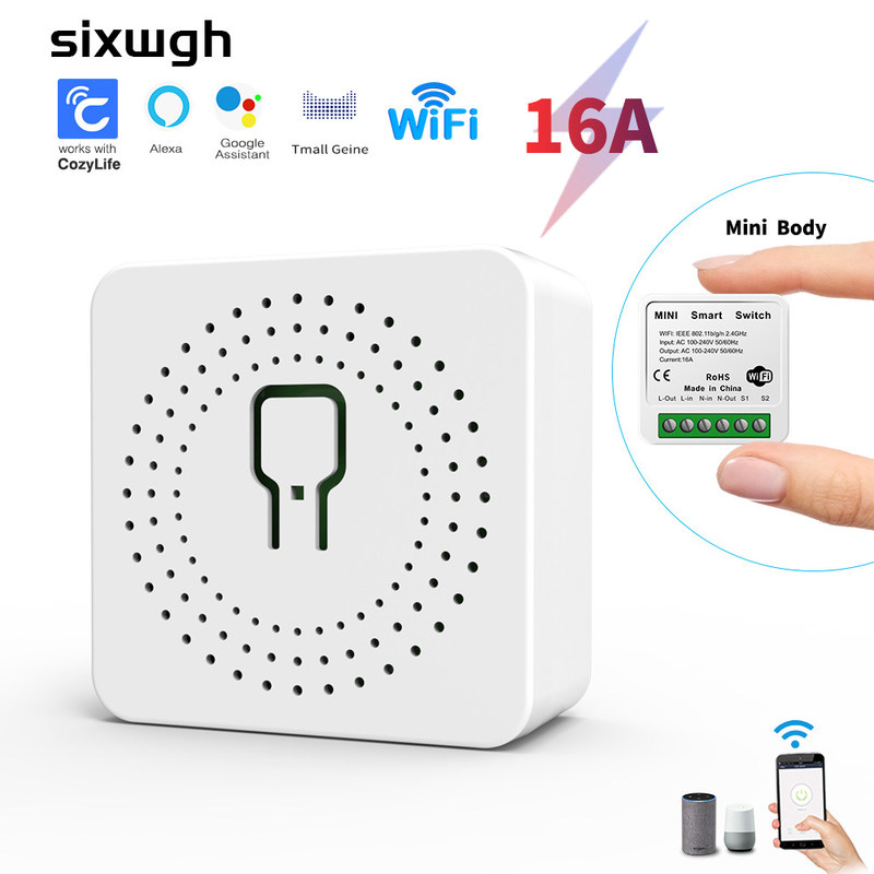 Tuya Wifi Aplicação Timing Home Smart Switch Socket Wifi Smart Switch Interruptor Inteligente Suporte de controle de voz