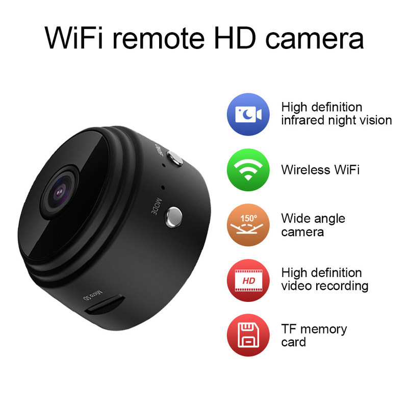 Aplicação de voz Remote Wireless Smart Security A9 Camera mais rentável suporte de controle de aplicativo e funções de verificação remotamente