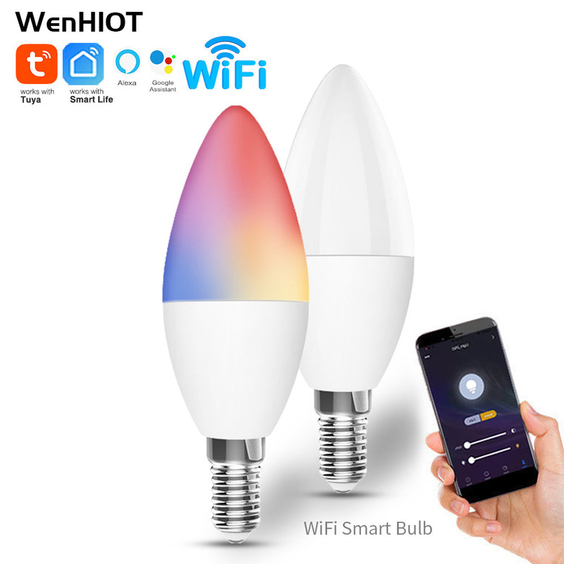 10W Smart Wifi LED Bulb - 60mm*118mm Tamanho - Compatível com Android IOS