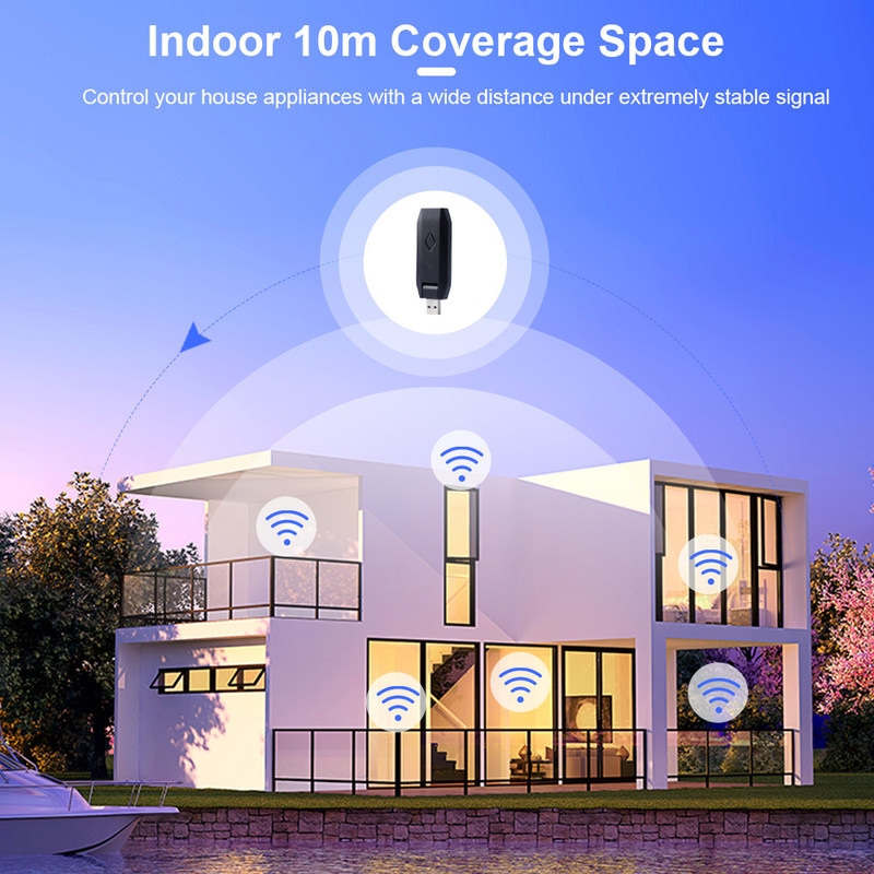 Versão USB universal Homekit Smart Switch Voltagem nominal 3V-5V fácil portátil e suporte controle remoto muitas funções