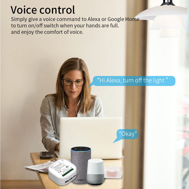 auto chave Homekit de Wifi três de controle remoto sem fio do interruptor 2.4GHz fora no interruptor