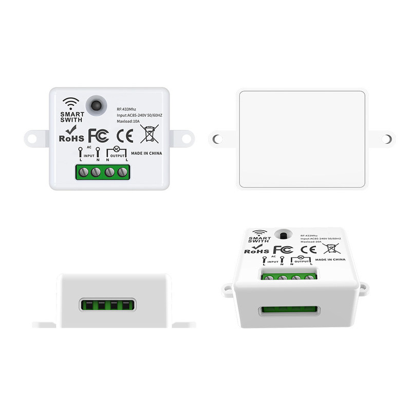 Tuya Wireless Remote Control Switch controlador e receptor correspondência com Tuya módulo suporte Google Alexa controle de voz