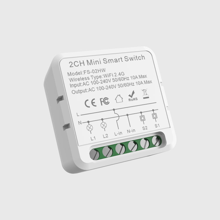 Comutadores inteligentes wifi Controle remoto e de voz com programação e automação, monitorização de energia, fácil instalação e configuração