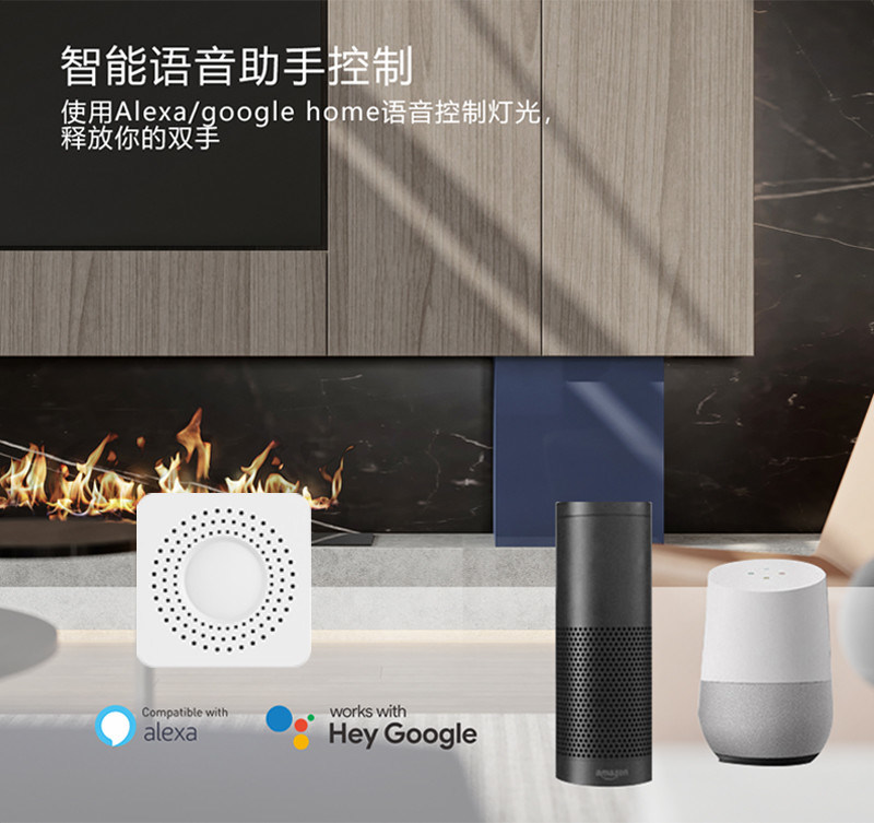 Comutadores inteligentes wifi Controle remoto e de voz com programação e automação, monitorização de energia, fácil instalação e configuração,