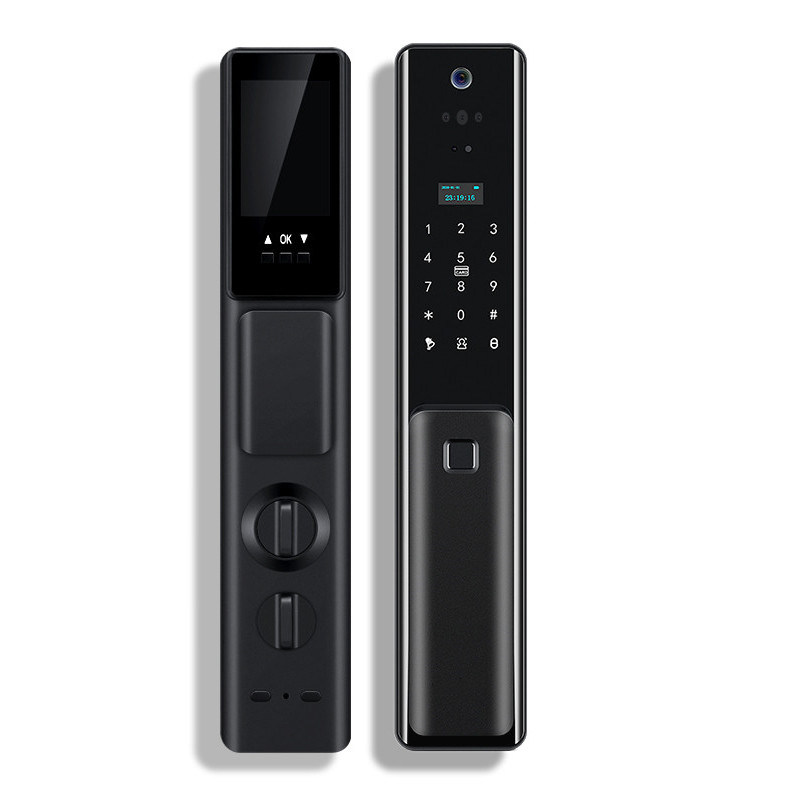 Fechadura automática da casa Fornecer segurança para a sua vida inteligente 5 tipos de método de controle suporte de partilha familiar e google Alexa