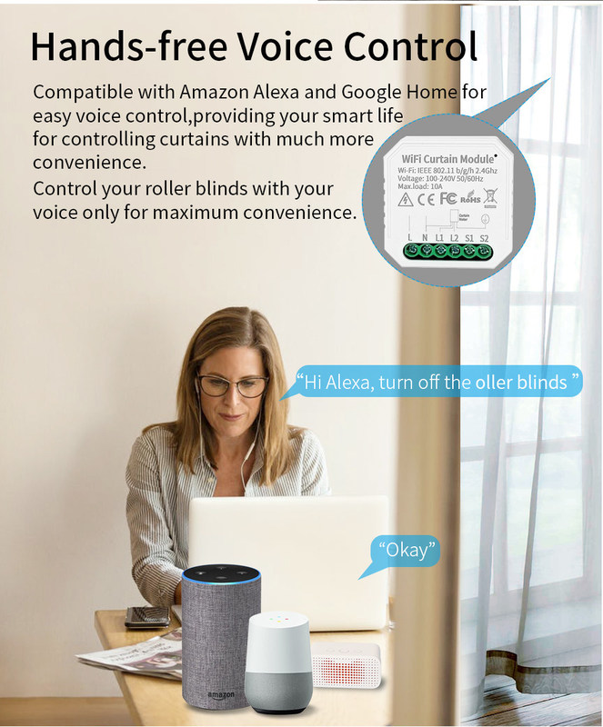 Comutadores inteligentes wifi Controle remoto e de voz com programação e automação, monitorização de energia, fácil instalação e configuração
