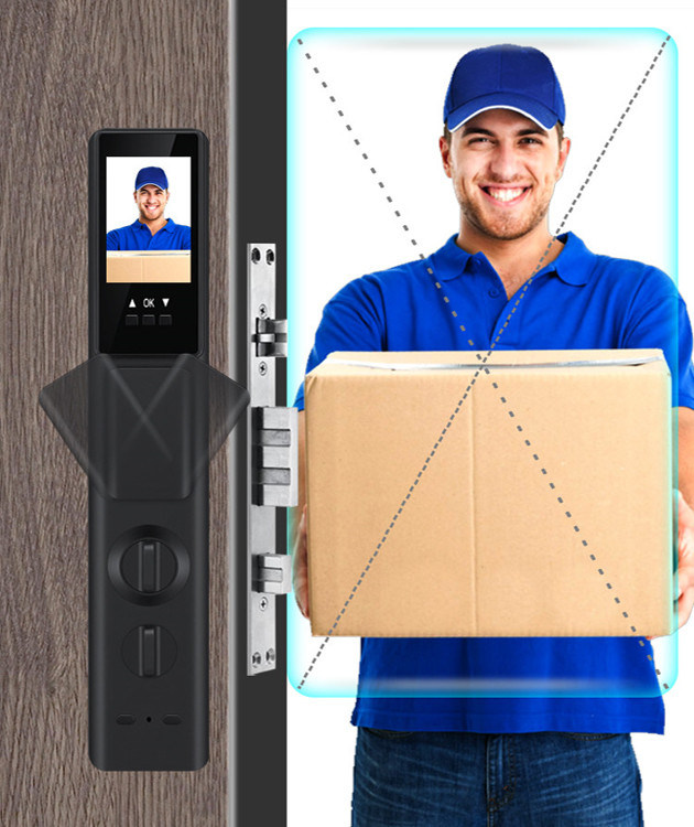 Método de desbloqueio 5 diferentes métodos de controle Impressão digital Smart Security Lock suporte Desbloqueio facial e múltiplas funções