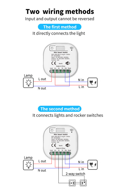 Smart Home Automation Interruptor de luz remoto 16A Modulo de interruptor Tuya Smart Timer Light Switch de parede suporte de controle de voz