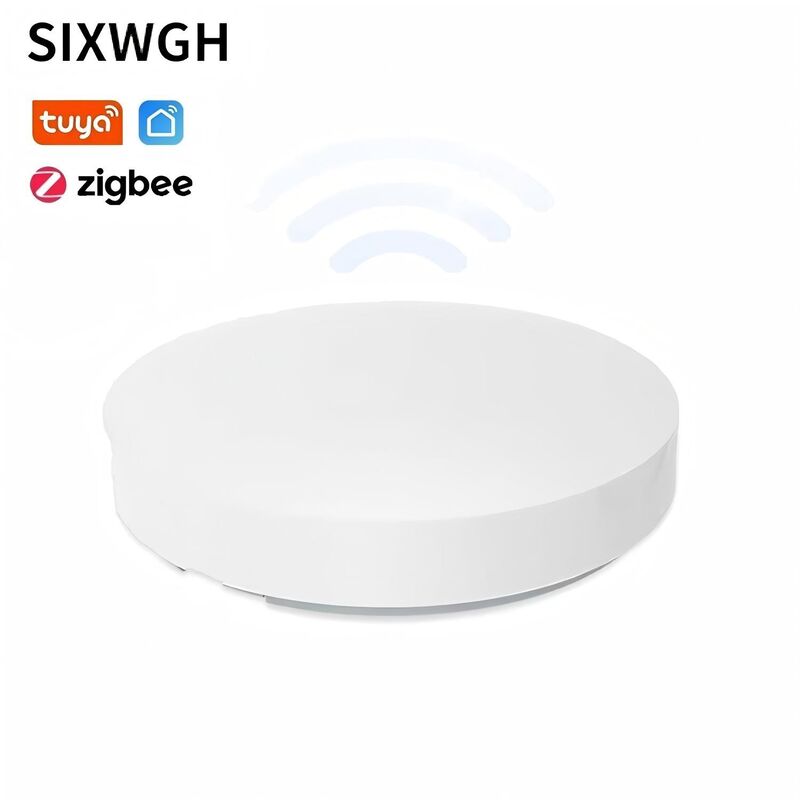 SIXWGH Tuya ZigBee Smart Button Switch Controle remoto sem fio de uma chave Controlador multi-escenário compatível Android Smart Home