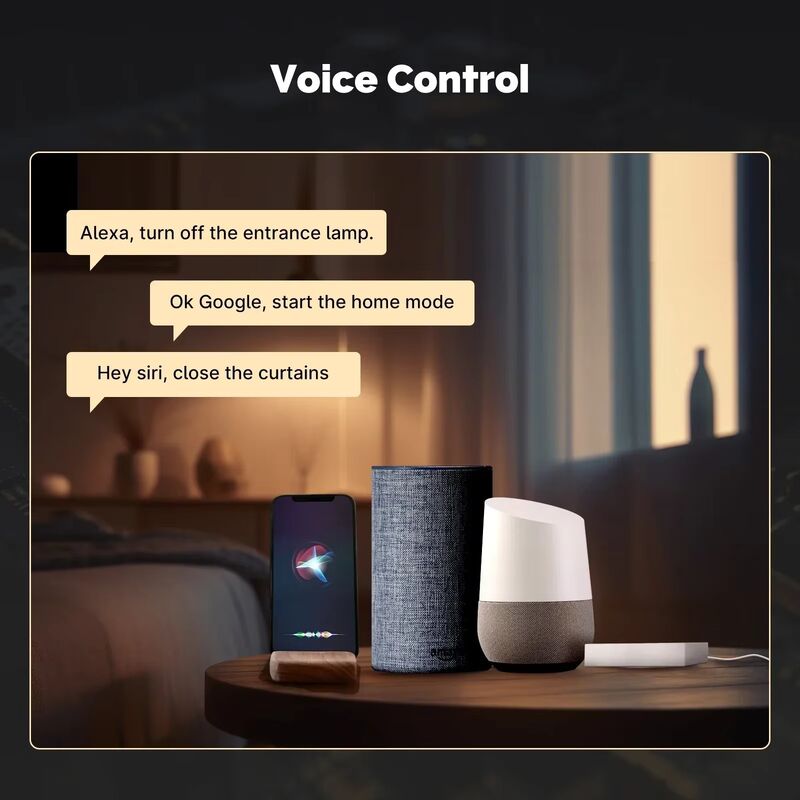 SIXWGH 3 em 1 Smart Home Gateway: Zigbee Hub + Roteador WiFi + Centro de Controle de Voz Compatível com Apple Google Home Alexa & Tuya