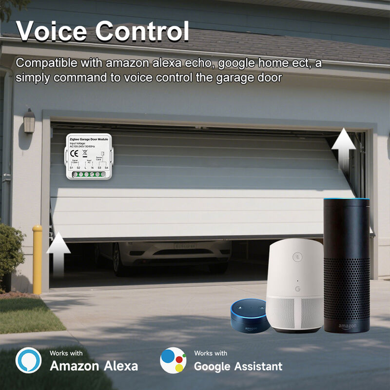 SIXWGH WiFi Zigbee Garage Door Opener Smart Switch Module Tuya Smart Life App Compatível com controle remoto Timer Programação funciona