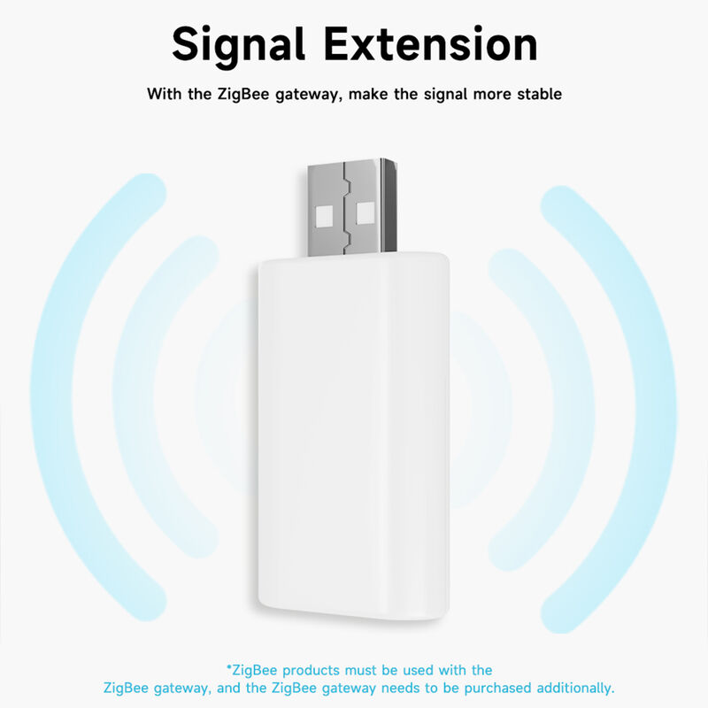 SIXWGH Zigbee Repetidor de sinal Extensor Tuya Smart Gateway USB Plug & Play Extensões de alcance 20-30m Large Home Mesh Network