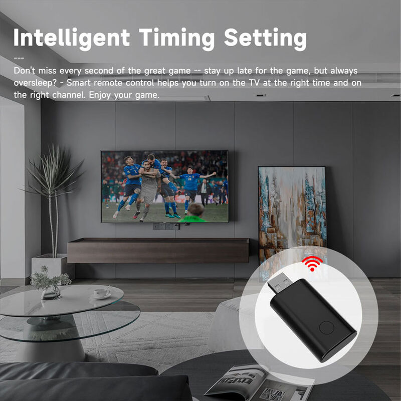SIXWGH Universal IR Wi-Fi Remote Control com Alexa / Google Home App Control Tuya OS Design giratório para Hub Smart Home Hotel RV
