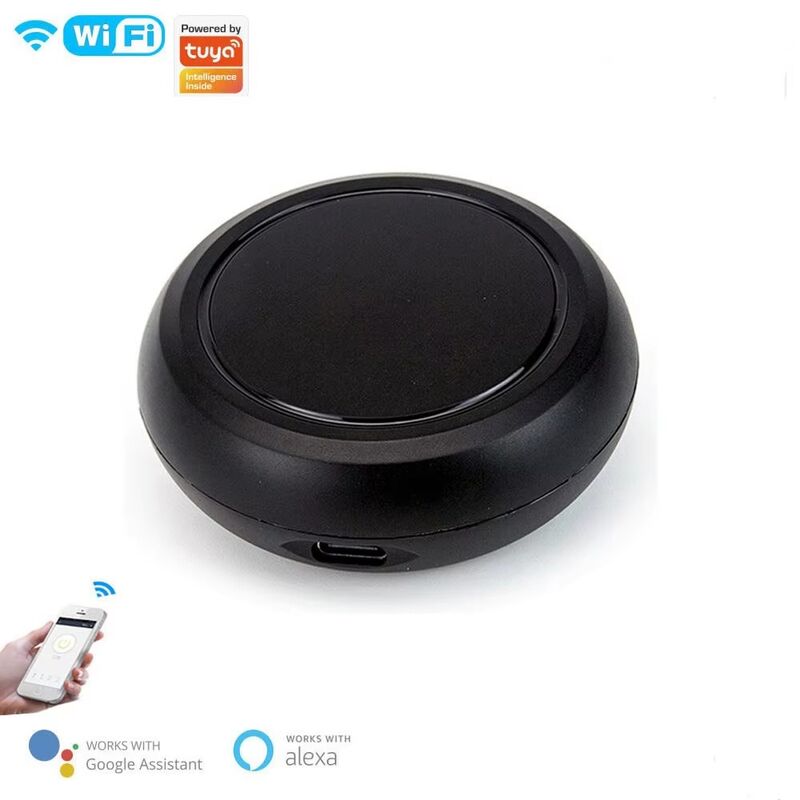 SIXWGH Smart WiFi IR RF Universal Remote Control All-in-One Hub para TV AC Light Curtain Funciona com AlexaGoogle Home VoiceControl