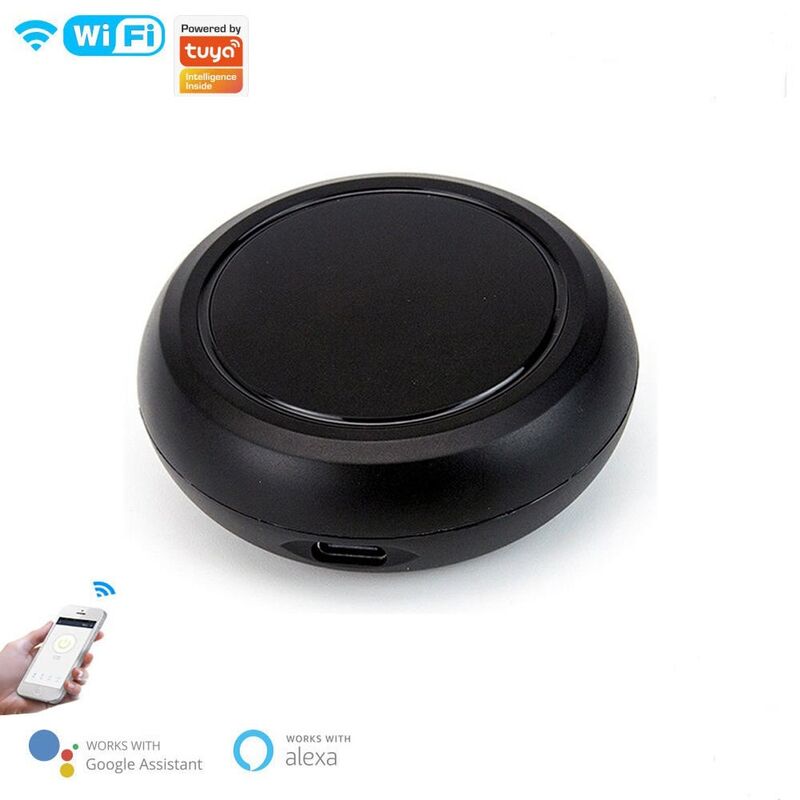 OEM/ODM Smart IR RF Hub, Tuya White Label Universal Remote Control para Integração do Sistema HVAC Smart Home Hotel