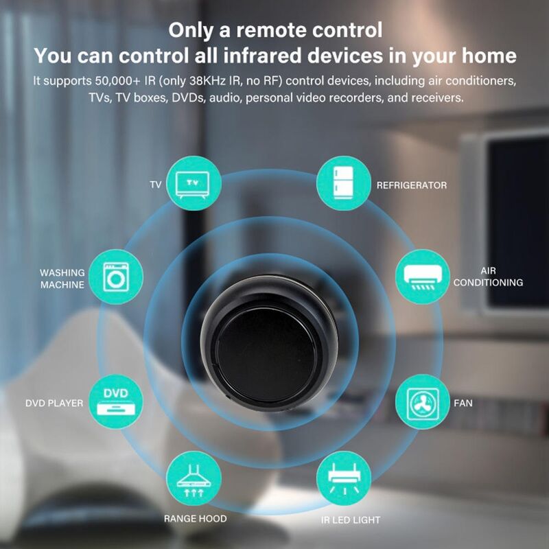 OEM/ODM Smart IR RF Hub, Tuya White Label Universal Remote Control para Integração do Sistema HVAC Smart Home Hotel