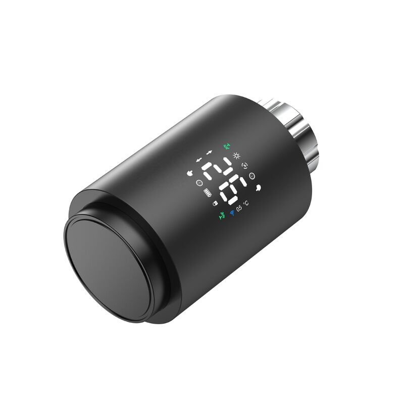 SIXWGH Zigbee 3.0 Válvula Termostática Inteligente para Radiador (TRV) Alexa/Google Assistant Tuya App Aquecimento Sem Fio Programável de 7 Dias