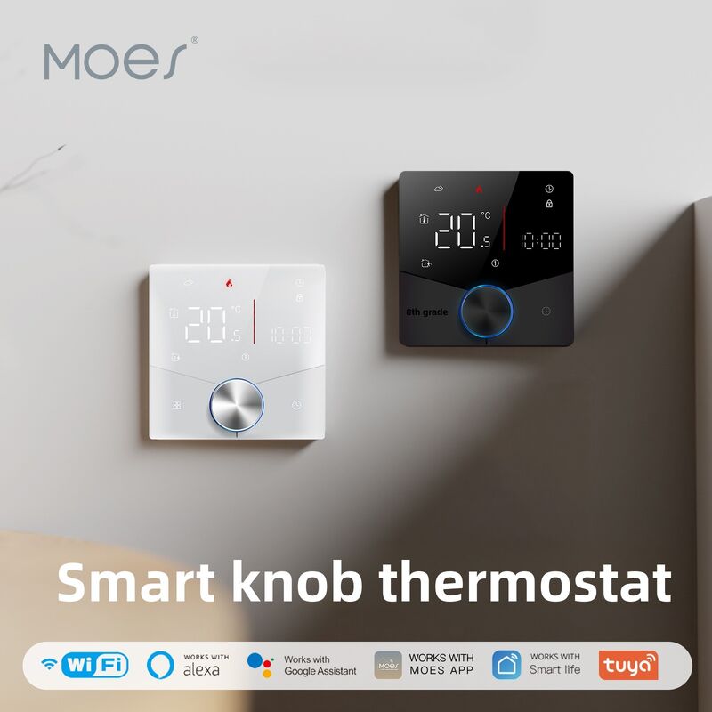 SIXWGH Tuya Smart WiFi Thermostat APP de aquecimento elétrico Controle de voz Assistente Compatível modo de economia de energia Bloqueio infantil alto