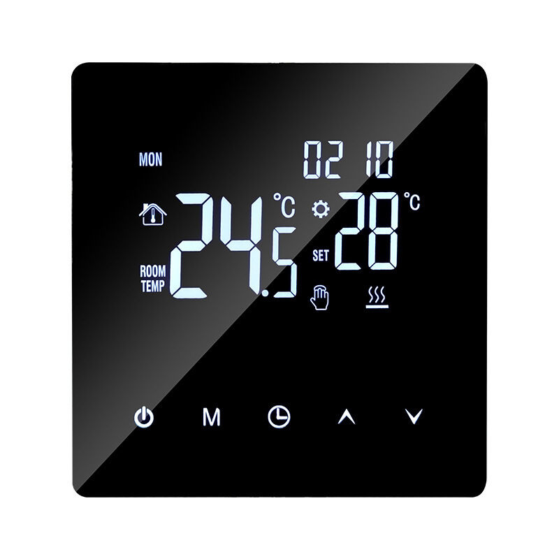 Controlador de Termostato Inteligente de Aquecimento por Piso com WiFi, Controle de Voz, APP, Display LED para Uso Doméstico e Comercial
