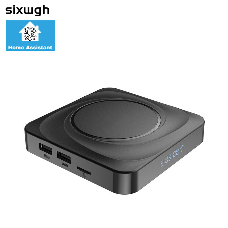 SIXWGH Home Assistant Smart Hub com NPU Rockchip 3566 8K Decodificação Bluetooth/WiFi/Zigbee UniversalSmart HomeGateway Programável