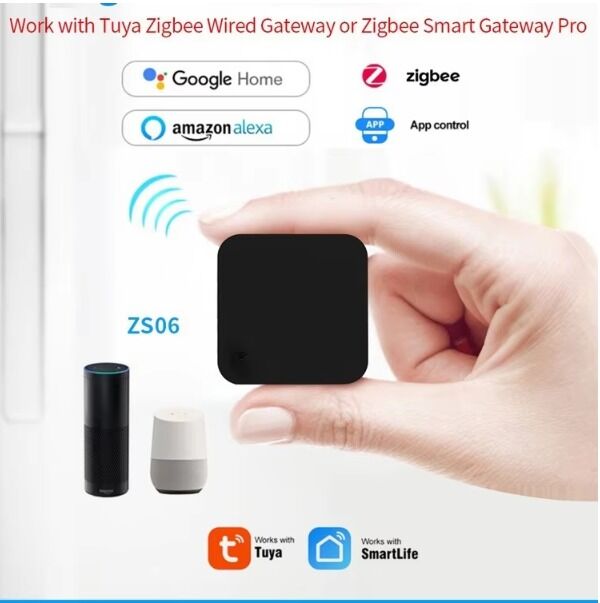SIXWGH Tuya Smart Controle Remoto EUA/UE/PL Compatível com Alexa Google Home Cobertura 360° Certificado FCC Controle Remoto Inteligente Zigbee IR 5V WiFi