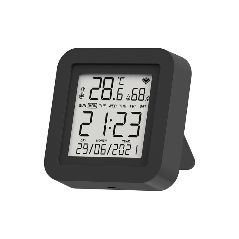 SIXWGH Dispositivo Inteligente de Automação Residencial 3 em 1 Tuya Wi-Fi Controle Remoto IR Tela LCD Sensor de Temperatura e Umidade Controle por Voz