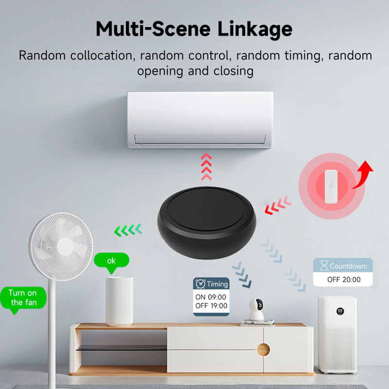 Controle Remoto Inteligente Universal SIXWGH Wi-Fi IR + RF Alexa Google Home Controle por Voz 433/315MHz para TV Ventilador App Tuya Smart Life