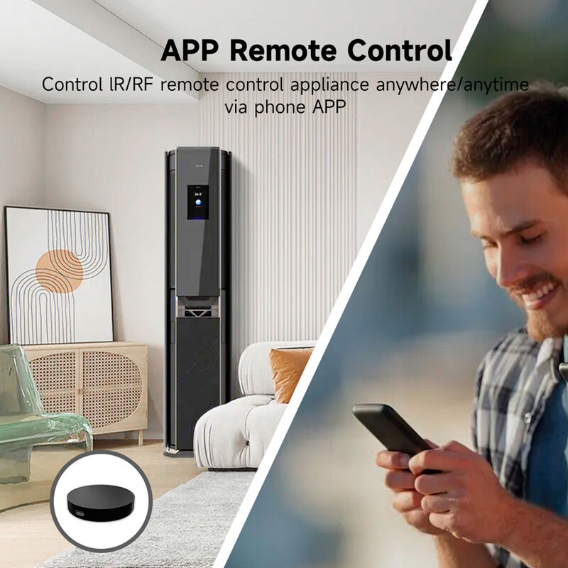 Controle Remoto Inteligente Universal SIXWGH Wi-Fi IR + RF Alexa Google Home Controle por Voz 433/315MHz para TV Ventilador App Tuya Smart Life