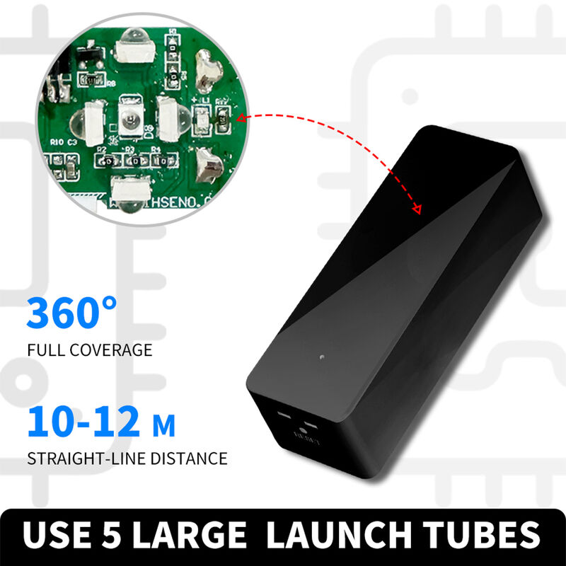 SIXWGH Novo Controle Remoto IR Inteligente TuyaZigbee Universal AC/TV Blaster Compatibilidade Alexa Google Home Barra Garagem Carro Bateria
