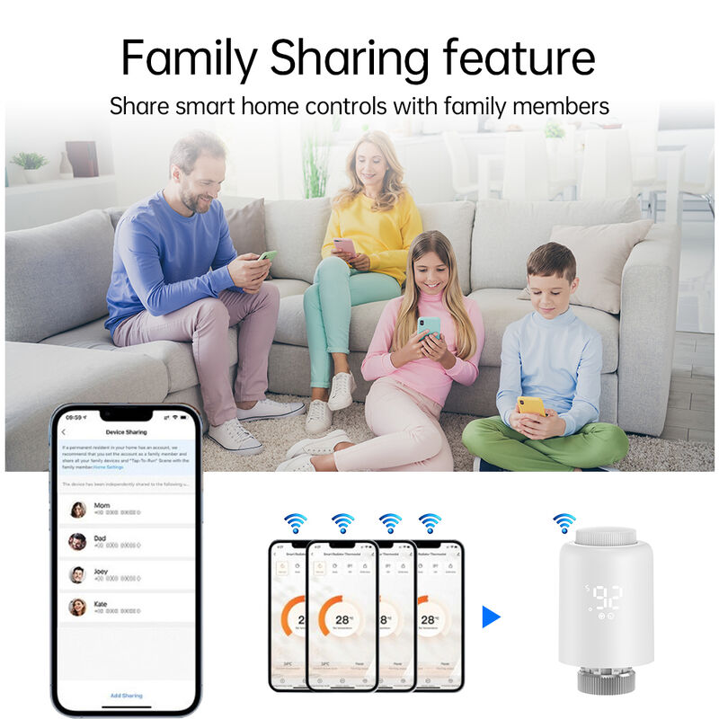 SIXWGH Tuya Zigbee 3.0 TRVL Termostato Inteligente Atuador de Radiador Válvula Controlador de Temperatura Programável Android Flip Home