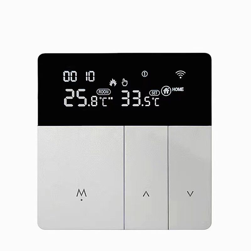 SIXWGH Termostato Wi-Fi Inteligente Tuya App Controle de Voz 16A Carga LCD Controlador de Temperatura Programável para Hotéis com Piso Elétrico