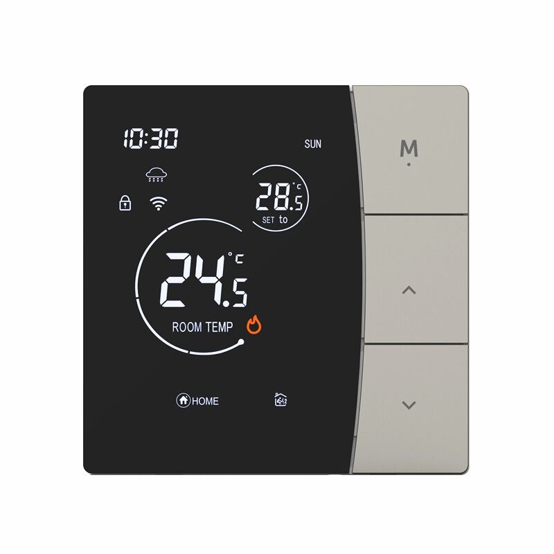 SIXWGH Smart WiFi Thermostat para uso em hotéis Tuya App Controle de voz Elétrico aquecimento de piso 16A Load LCD controlador de temperatura