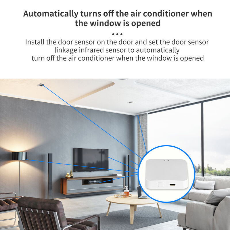 SIXWHG Tuya Smart Life Alexa Smart Home Gateway Hub Inteligente Multifuncional para Casa Inteira Controle para Dispositivos Bluetooth Zigbee