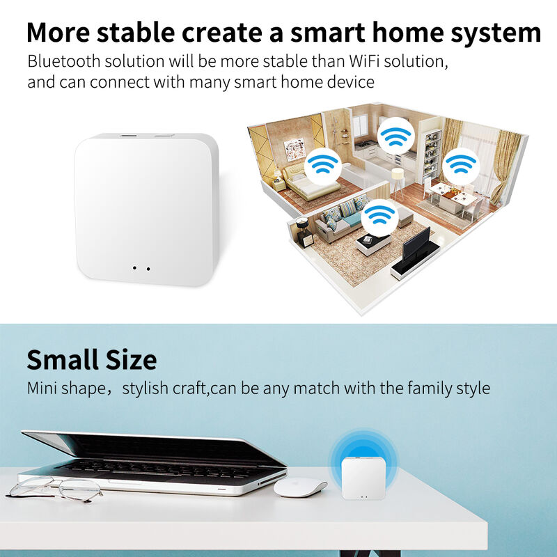 SIXWHG Tuya Smart Life Alexa Smart Home Gateway Hub Inteligente Multifuncional para Casa Inteira Controle para Dispositivos Bluetooth Zigbee