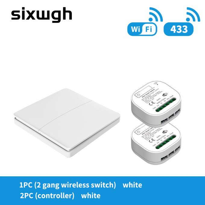 Interruptor esperto de controle remoto do temporizador do App de Tuya do interruptor de SIXWGH 16A WIFI 4