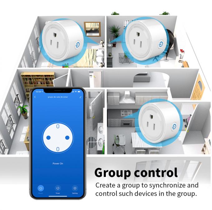 Da domótica esperta do soquete de parede de Wifi da tomada dos E.U. soquete exterior sem fio de Zigbee 3