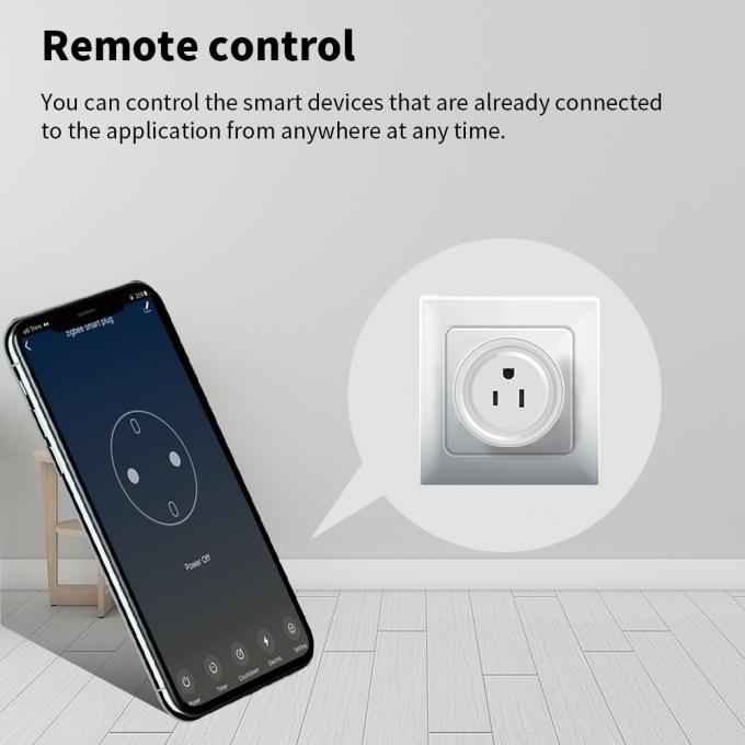 Da domótica esperta do soquete de parede de Wifi da tomada dos E.U. soquete exterior sem fio de Zigbee 2