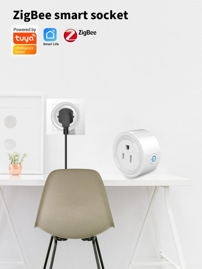 Da domótica esperta do soquete de parede de Wifi da tomada dos E.U. soquete exterior sem fio de Zigbee 7