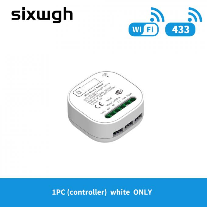 Interruptor esperto de controle remoto do temporizador do App de Tuya do interruptor de SIXWGH 16A WIFI 1