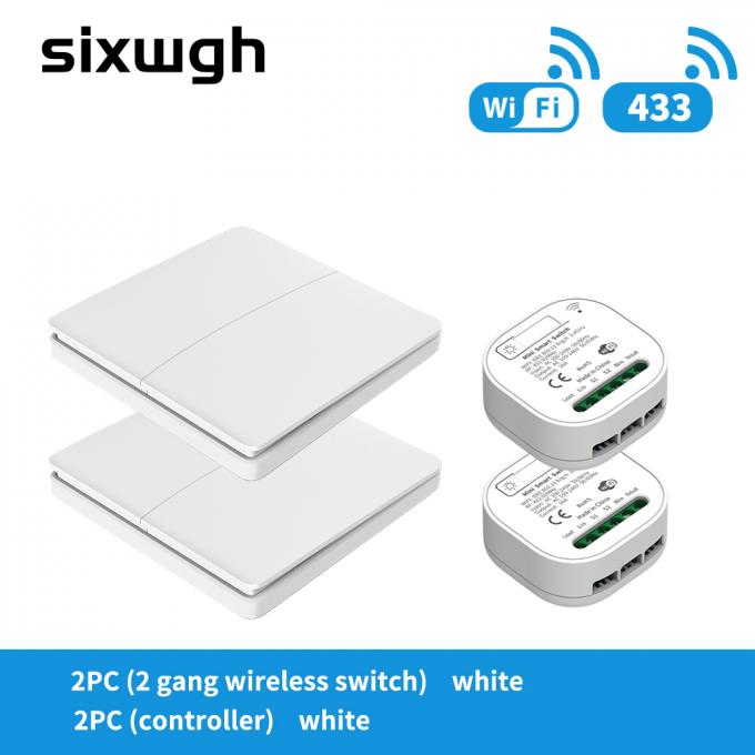 Interruptor esperto de controle remoto do temporizador do App de Tuya do interruptor de SIXWGH 16A WIFI 5