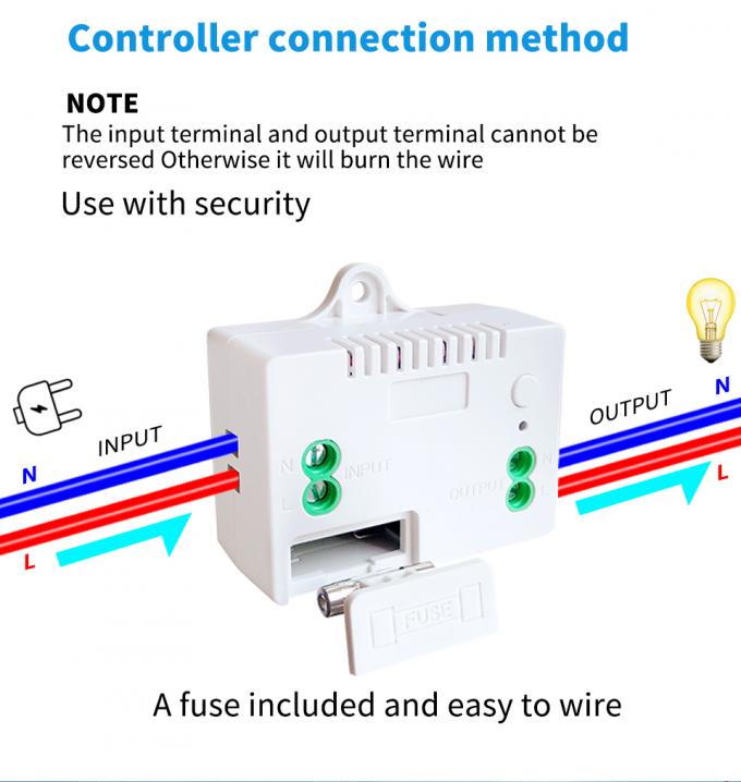 A parede sem fio de SIXWGH 433Mhz comuta o auto - interruptor da luz de controle remoto impermeável posto 4