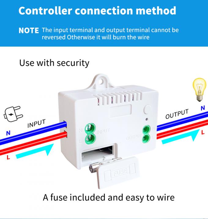 Auto de RF433Mhz - interruptor remoto impermeável posto de Switch Wall Light do controlador 4