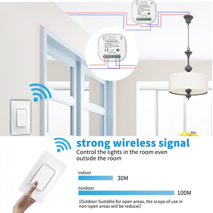 O interruptor esperto sem fio de Tuya ajustou o controlador remoto Timer de WiFi 11