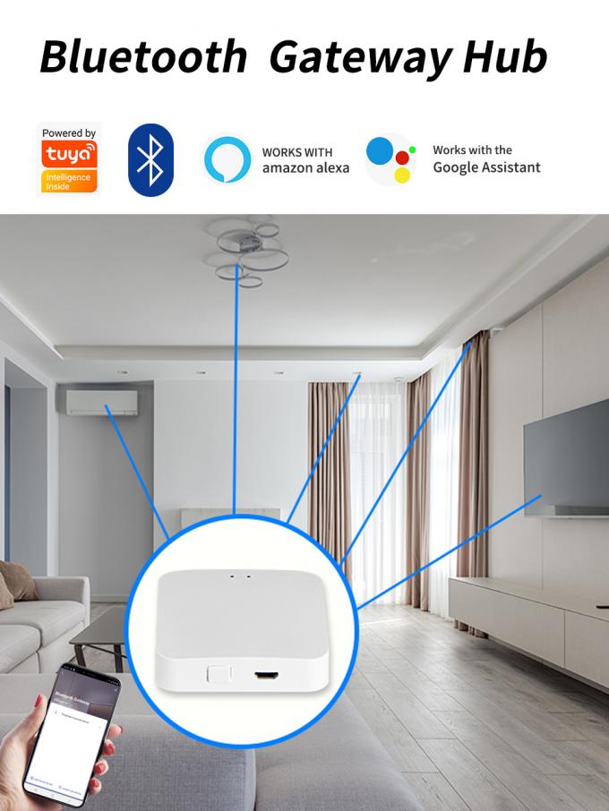 Sensor esperto sem fio do contato de ZigBee do Smart Home da entrada de Bluetooth Tuya Zigbee 0
